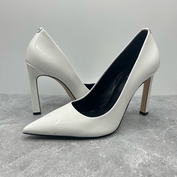 Michael Michael Kors White Amara Pump Stiletto Heels - Picture 3 of 14